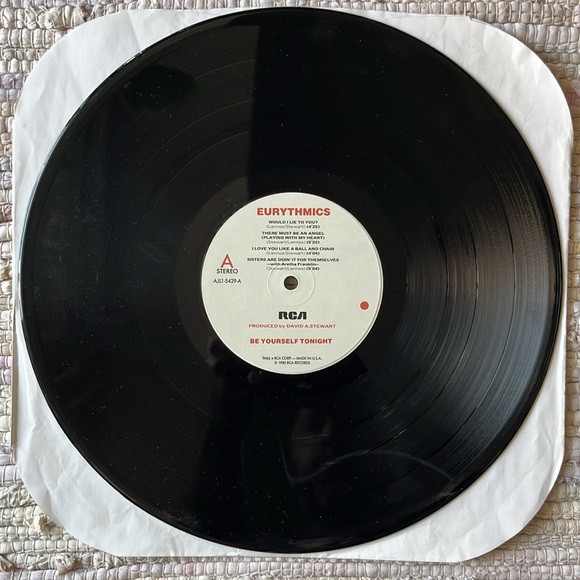 Eurythmics - “Be Yourself Tonight” Vinyl LP - Picture 3 of 5